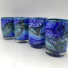 Blue Starry Night Rocks Glass - Image 2