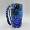 Blue Starry Night Mug Dragon Back Handle - Image 2