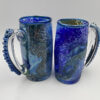 Blue Starry Night Mug Dragon Back Handle - Image 4