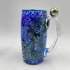 Blue Starry Night Mug Marble handle - Image 2