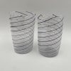 Filigrana Twist Pint Pair Indigo and White - Image 2